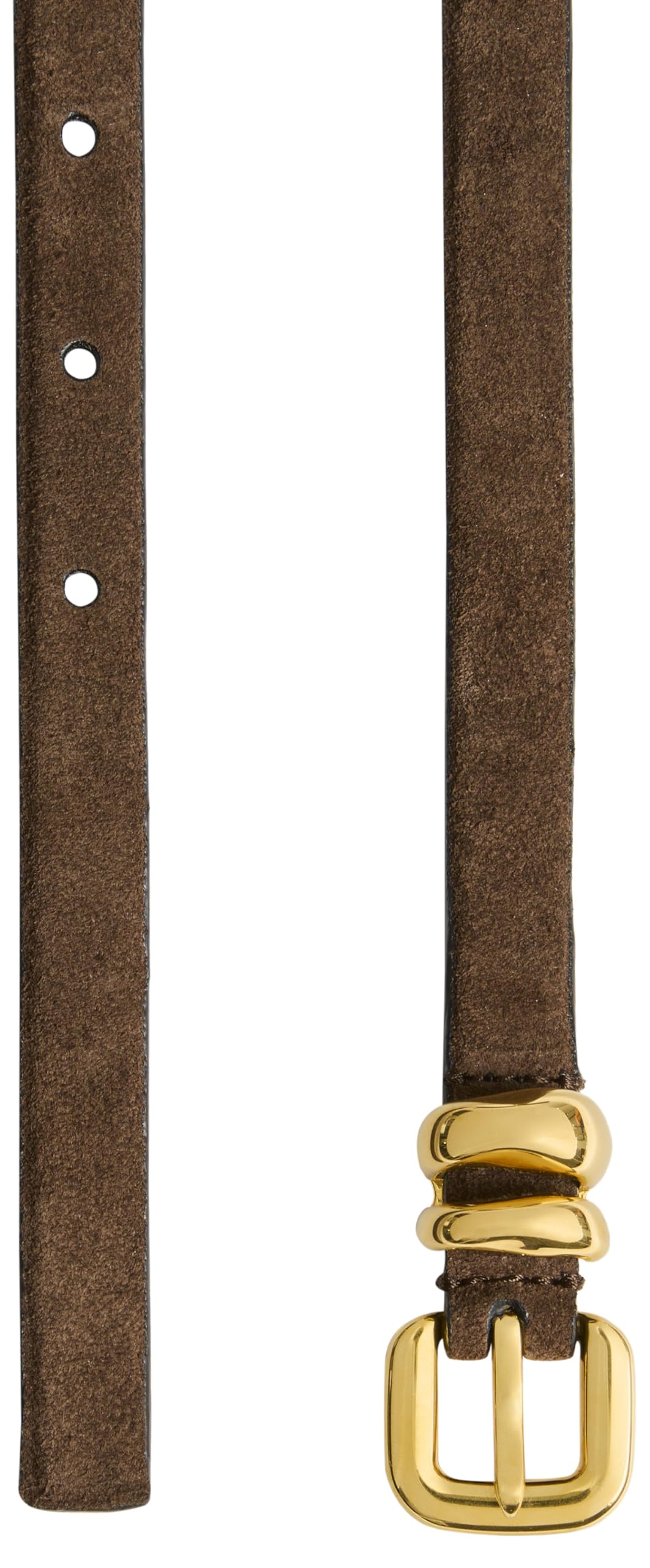 Altuzarra, Double Skinny Belt, S, Chocolate