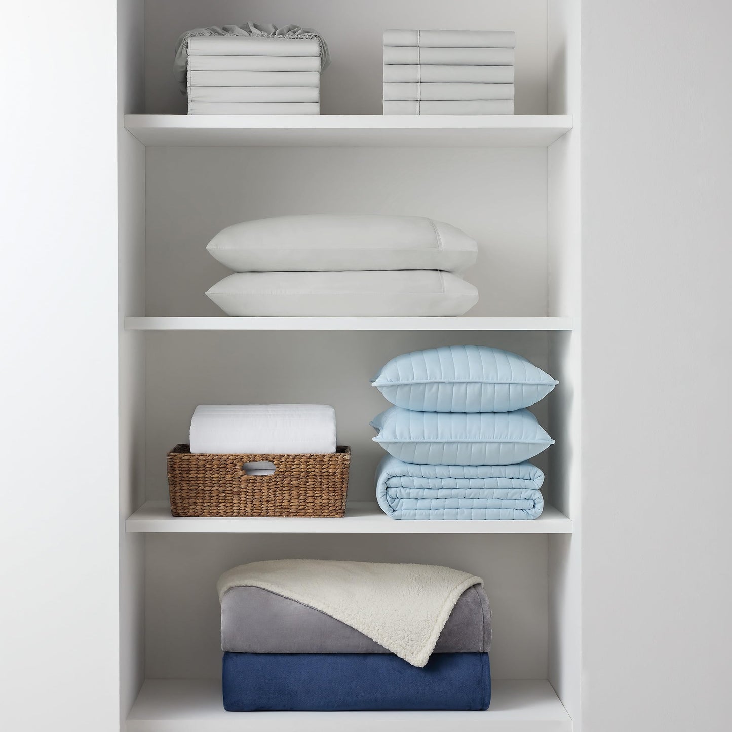 Arkwright Bulk Twin Flat Sheets - Pack of 6 - Soft Brushed Microfiber Hypoallergenic Top Sheet only with Wrinkle Resistant, Bedding Essentials for