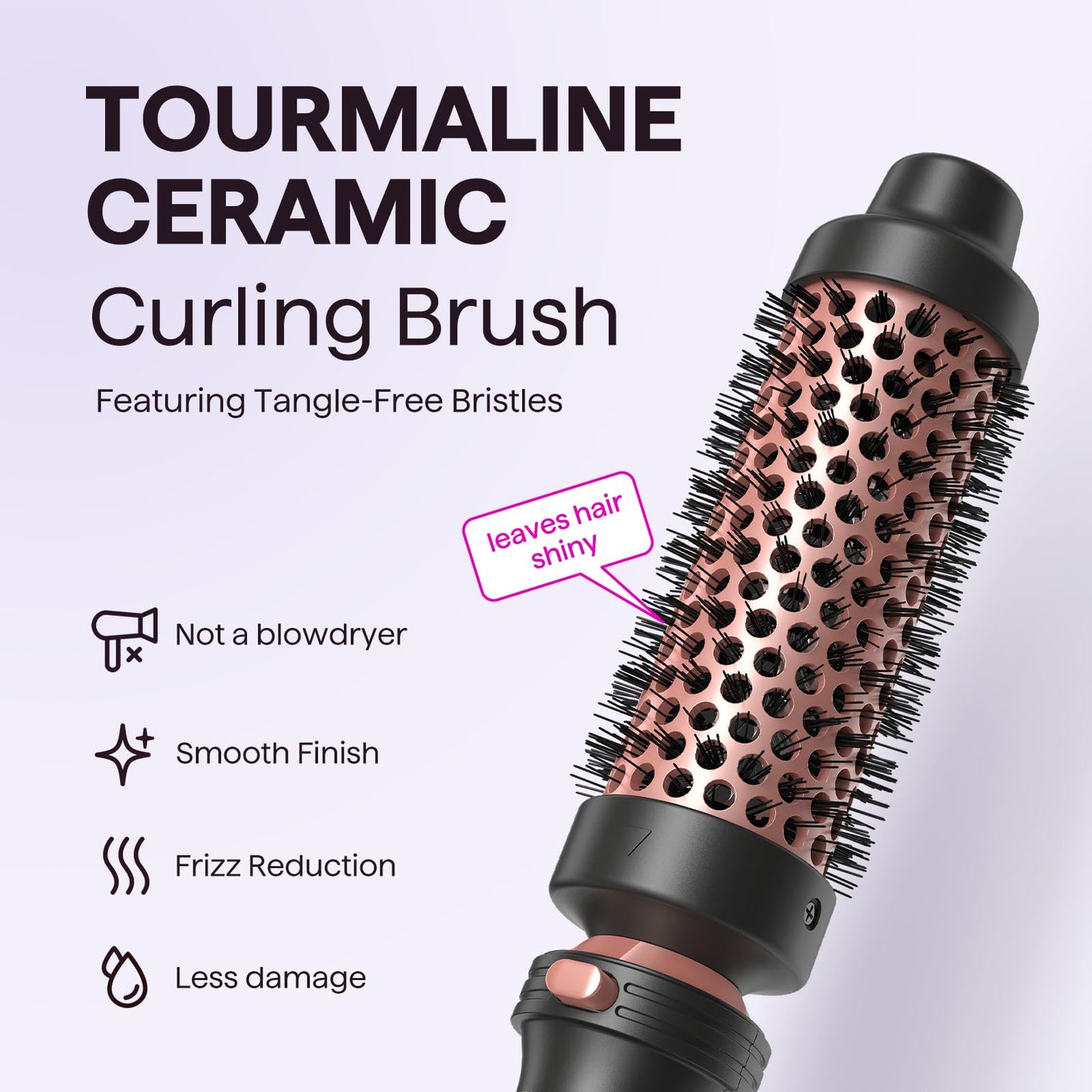 Wavytalk 5 in 1 Curling Wand Set, Multi Curl, Curling Wand Set with Thermal Brush and 4 Interchangeable Ceramic Curling Wand(0.5”-1.25”), Instant Heat Beauty and Personal Care wavytalk