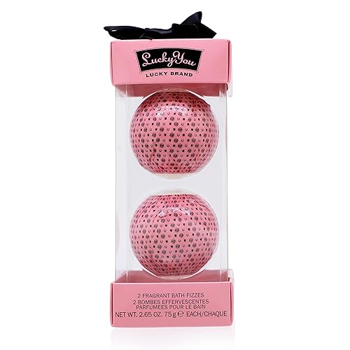 Lucky You for Women/Lucky Brand 2 Fragrant Bath FIZZES Set (W)