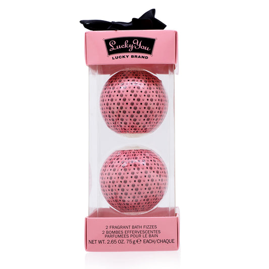 Lucky You for Women/Lucky Brand 2 Fragrant Bath FIZZES Set (W)