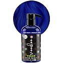 MOEHAIR Semi-Permanent Hair Color | Dark Blue Hair Dye 8 Oz | No Ammonia, Sulfate or Paraben | Vegan & Cruelty-Free | Voodoo Serenity Blue Hair Color