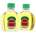 Three Flowers Brilliantine, Men Hair Styling Oil, Anti-Frizz, 2-Pack of 4 FL Oz, Bottles, amber
