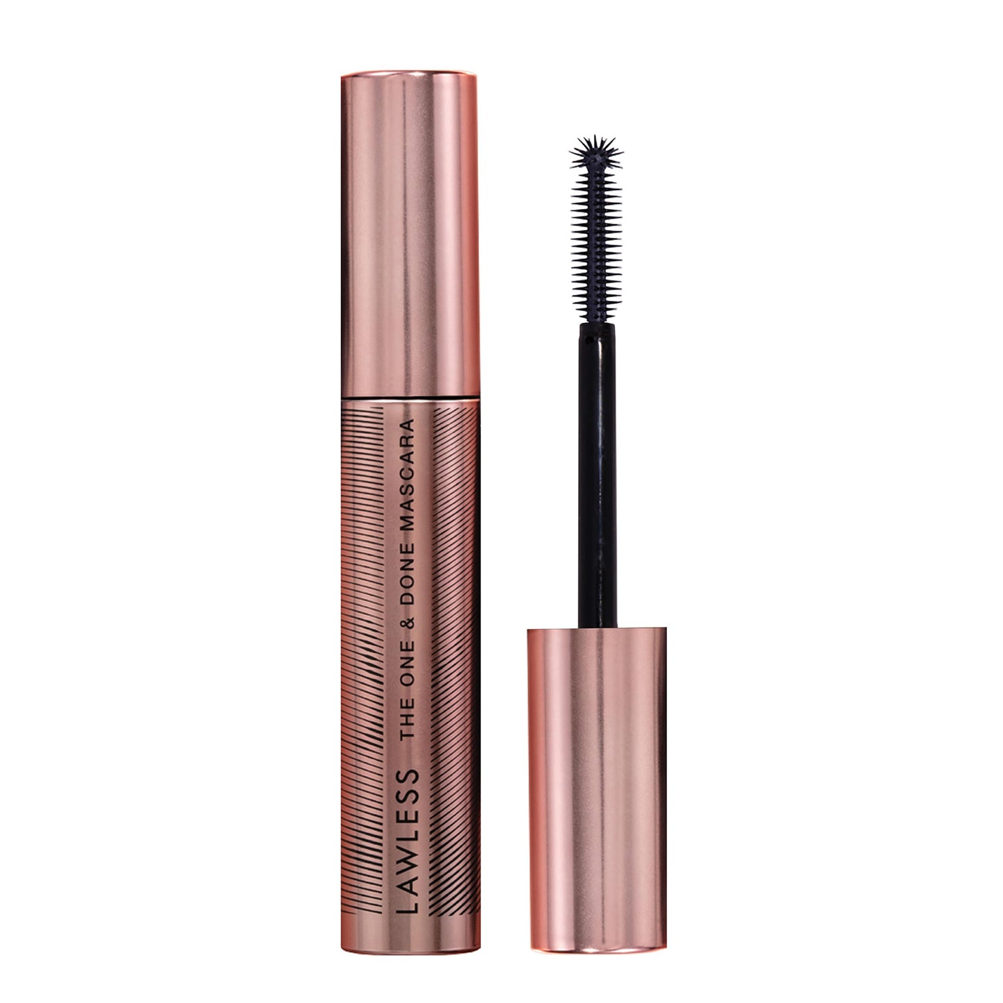 LAWLESS Women's The One & Done Volumizing Mascara, sunset peach, Black, 0.4 Fl Oz