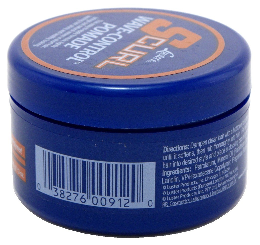 Lusters S-Curl Wave Control Pomade 3 Ounce (88ml) (2 Pack)