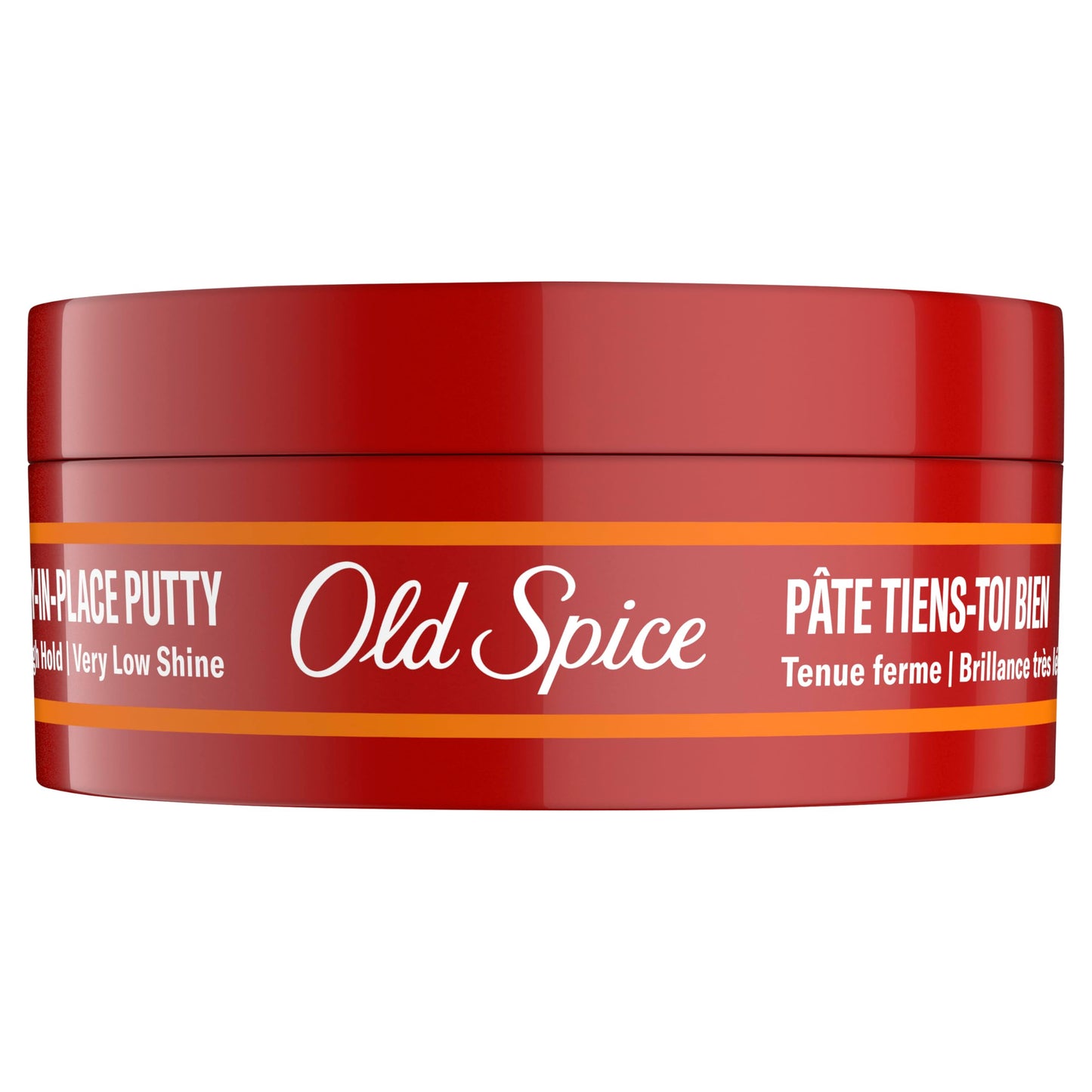 Old Spice Stay-In-Place Hair Styling Putty for Men, High Hold, Very Low Shine, 2.22 Oz