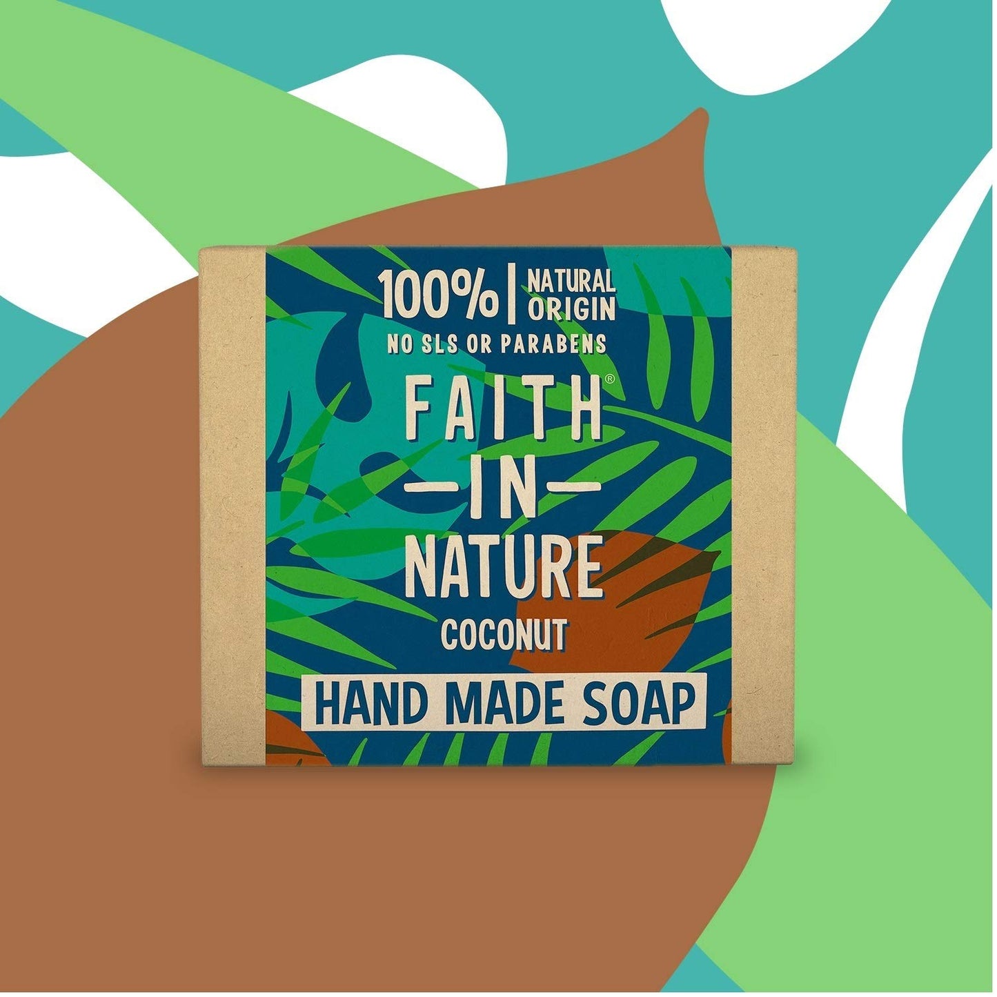 FAITH IN NATURE Coconut Soap Bar, 100 GR