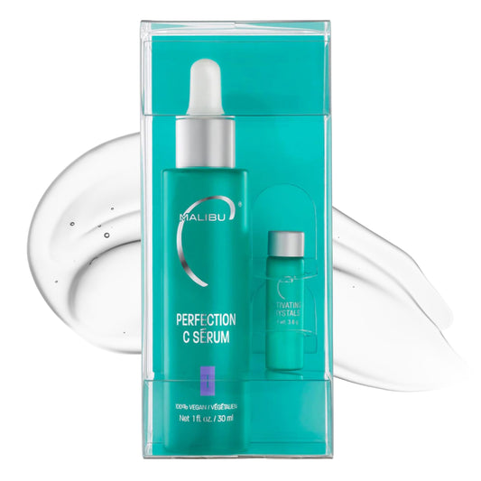 Malibu C Perfection C Face Serum - Vitamin C Serum for Aging, Dry & Normal Skin Types - Made with High-Performance Innovation for Improved Radiance (1