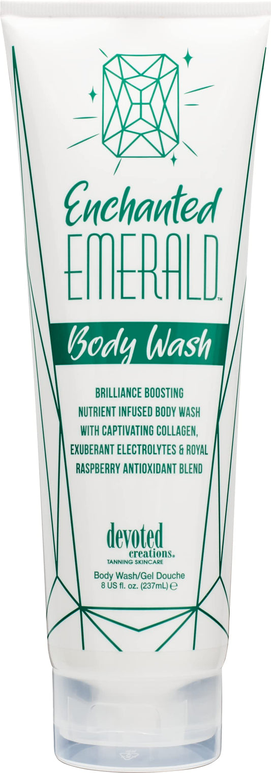 Devoted Creations Enchanted Emerald Body Wash - Brilliance Boosting Nutrient Infused Body Wash with Captivating Collagen, Exuberant Electrolytes Beauty & Personal Care Devoted Creations