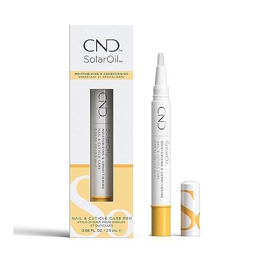 CND SolarOil Essential Care Pen, Moisturizes and Conditions Nails, Natural Blend Of Jojoba, Vitamin E, Rice Bran and Sweet Almond Oils, Pack Of 1