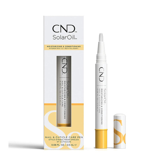 CND SolarOil Essential Care Pen, Moisturizes and Conditions Nails, Natural Blend Of Jojoba, Vitamin E, Rice Bran and Sweet Almond Oils, Pack Of 1