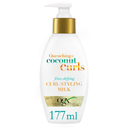OGX Quenching + Coconut Curls Frizz-defying Curl Styling Milk, 177 ml