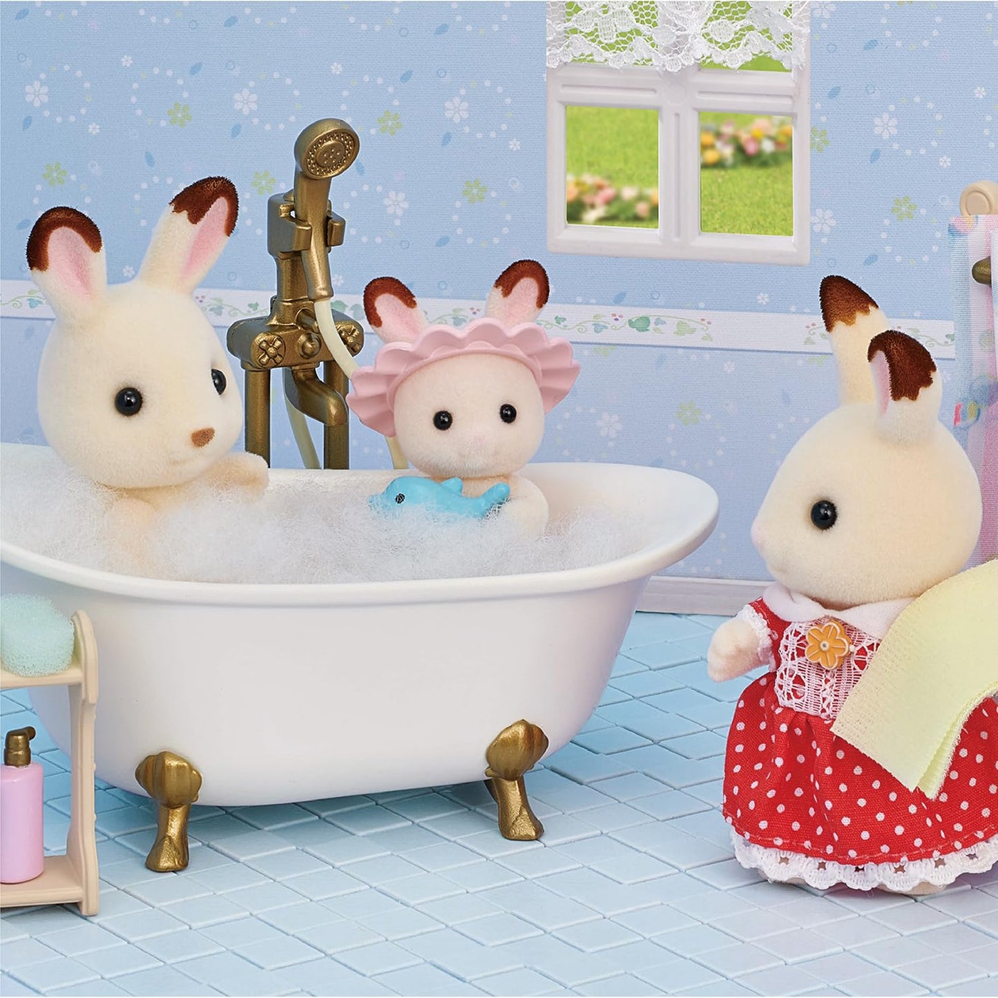 Calico Critters Bath & Shower Set Multicolor
