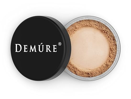 Demure Mineral Makeup, Finishing Powder (Tan), Loose Powder, Face Powder, Setting Powder, Professional Quality