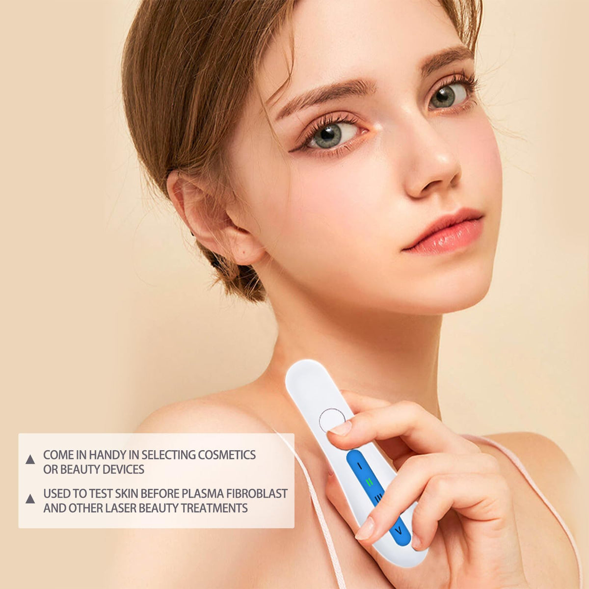 Smart Portable Skin Color Tester Facial Analyzer Tone Sensor Detector ...