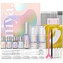 MIYA LASH Lift & Brow Lamination Kit | Black, Voluminous Eyebrows & Eyelashes Color | Professional 8 Weeks Result | LVL, Perm, Laminate | Keratin Brow