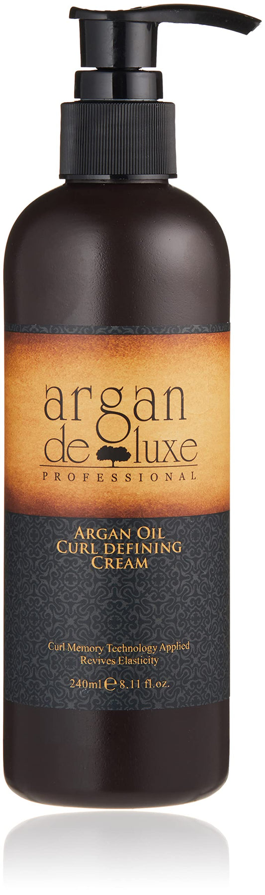 Argan deluxe 100% Pure Organic Moroccan Argan Oil Curl Defining Cream Restores Shine and Softness for all Curl Types. Formulated to hold Curls Pattern