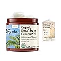 Sky Organics - Multipurpose Organic Coconut Oil for Skin & Hair w Ebook, 16.9 fl oz - Extra Virgin Hair Oil & Body Moisturizer - Vitamins