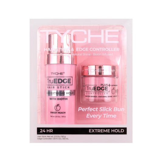 Tyche by Nicka K New York, Edge Controller and Hair Styling Stick, 24 Hour Hold, Water Based, Natural Shine, Biotin Infused (Sweet Peach)