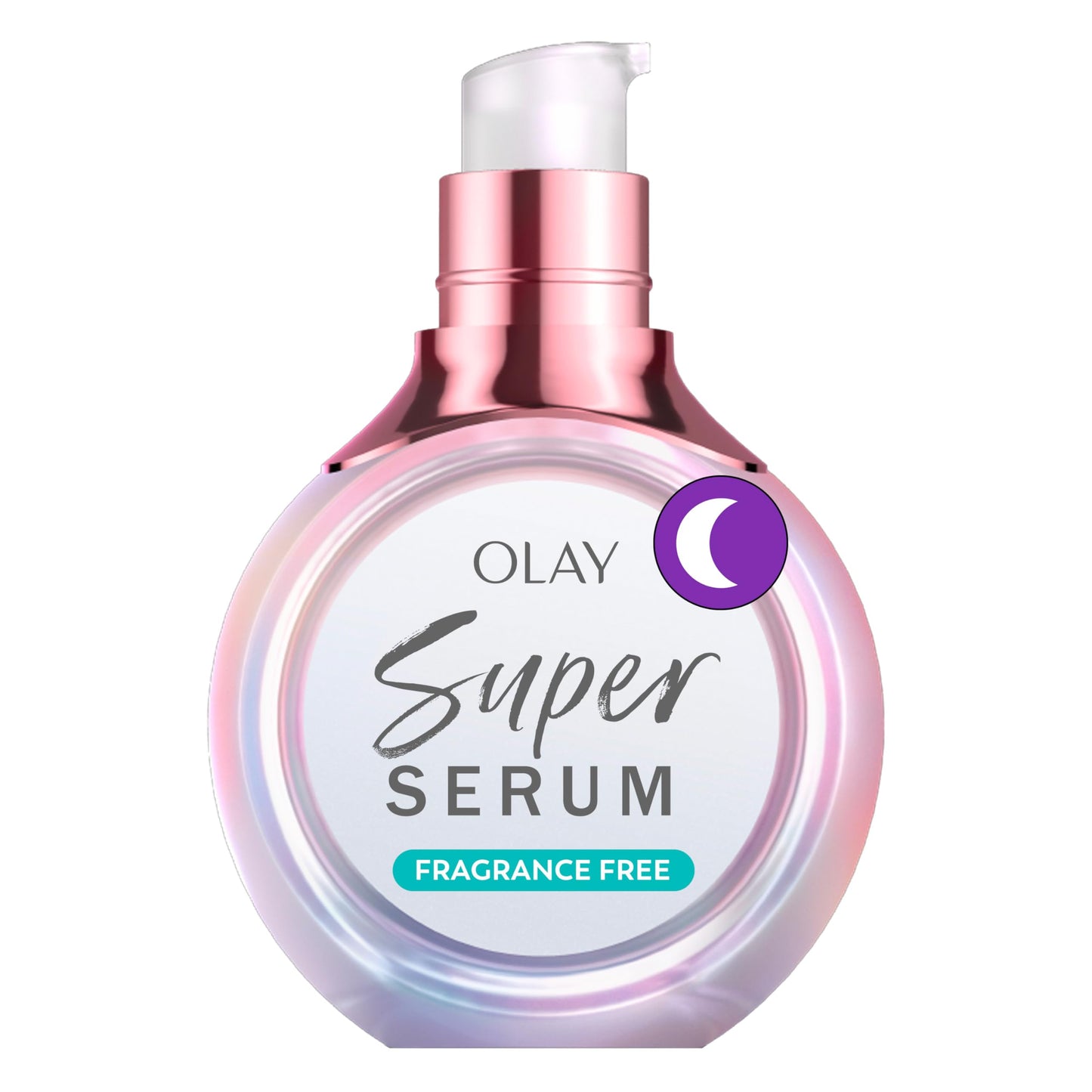 Olay Super Serum Night Repair, Fragrance-Free Trial Size - Niacinamide, Peptide, Salicylic & Lactic Acid, Glycerin - 5-in-1 Skin Care Benefits