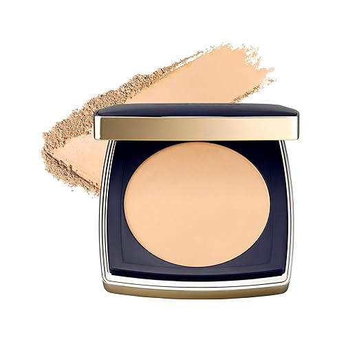 Estée Lauder Double Wear 12-Hour Stay-in-Place Matte Powder Foundation | Controls Oil & Shine, 0.39 Ounce, 4N1 Shell Beige