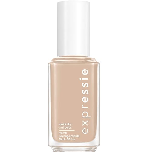 essie Expressie Nail Polish, Quick-Dry Muted Beige Nail Polish, Vegan, Millennium Momentum, 0.33 fl oz Beauty & Personal Care essie