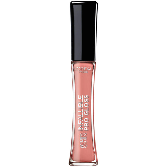 L’Oreal Paris Makeup Infallible 8 Hour Hydrating Lip Gloss, Shell Pink, 0.21 Fl Oz Beauty & Personal Care L'Oreal Paris