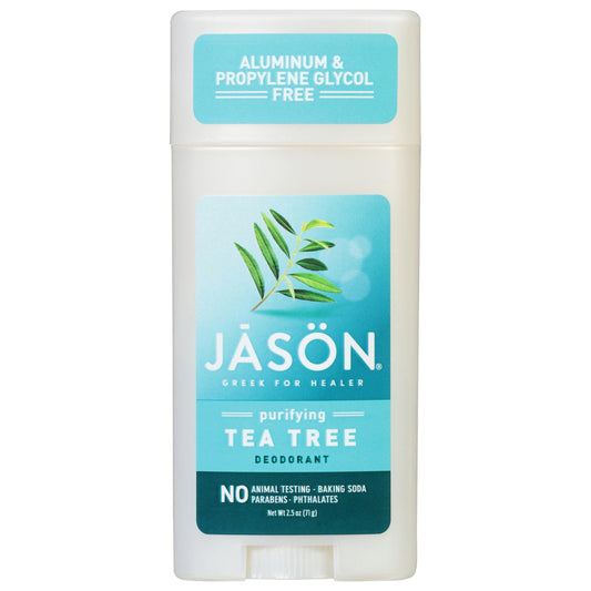 Jason Aluminum Free Deodorant Stick, Purifying Tea Tree, 2.5 Oz (Pack of 3) Beauty and Personal Care JASON