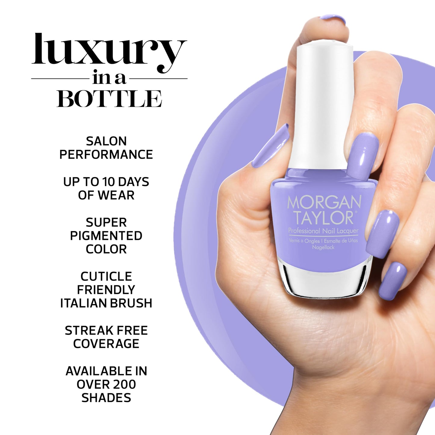 Morgan Taylor Spring Collection Now & Zen - Professional Lacquer. Vibrant, Chip-Resistant, Fast-Drying, Long-Lasting, High-Shine Finish, Perfect Beauty & Personal Care Morgan Taylor
