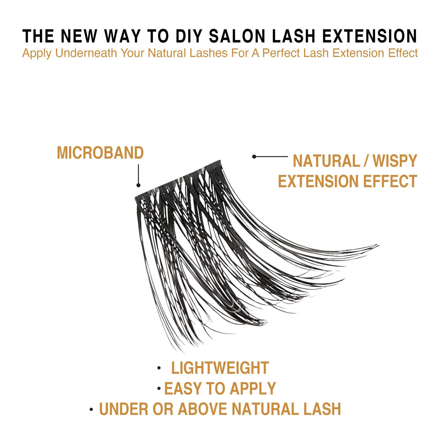 i•ENVY Extended False Eyelashes Faux Mink Featherlight Reusable Artificial Eyelashes Multipack Lash Clusters