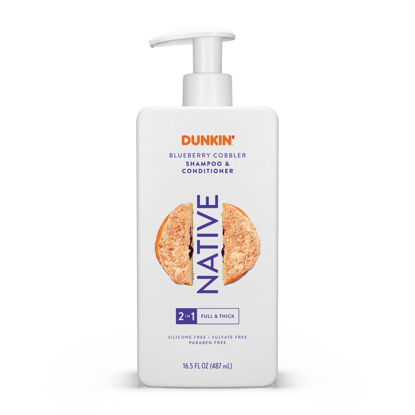 Native | Limited Edition | Blueberry Cobbler |2-in-1 Shampoo and Conditioner| 16.5 oz
