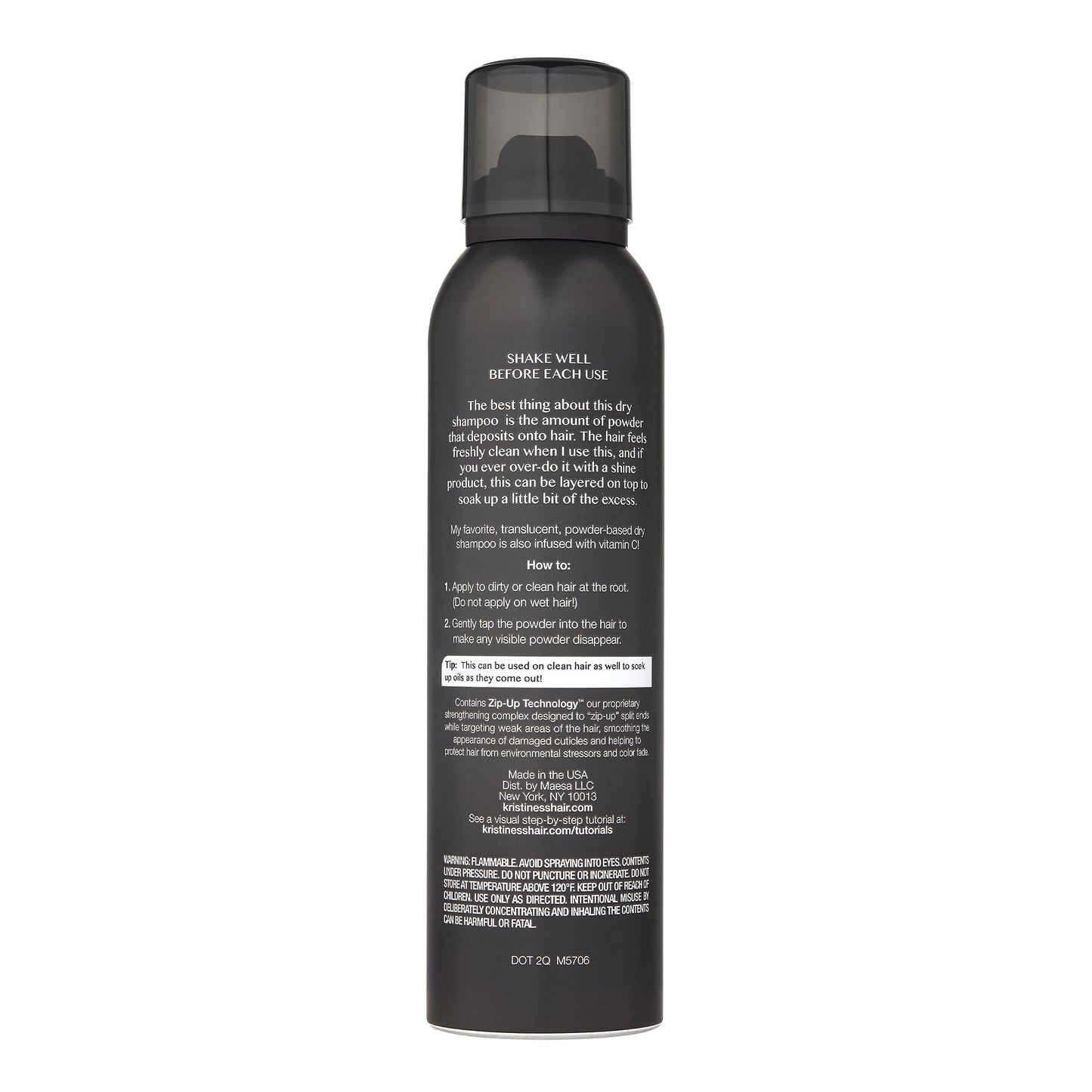 Kristin Ess Volumizing Vitamin C Dry Shampoo Spray for Oily Hair + Frizz - Oil Absorbing Style Extender with Minimal Residue - Powder Spray - Sulfate Beauty and Personal Care Kristin Ess