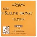 Loreal Paris Sublime Bronze self tanning Towelettes for body (3 Pack)