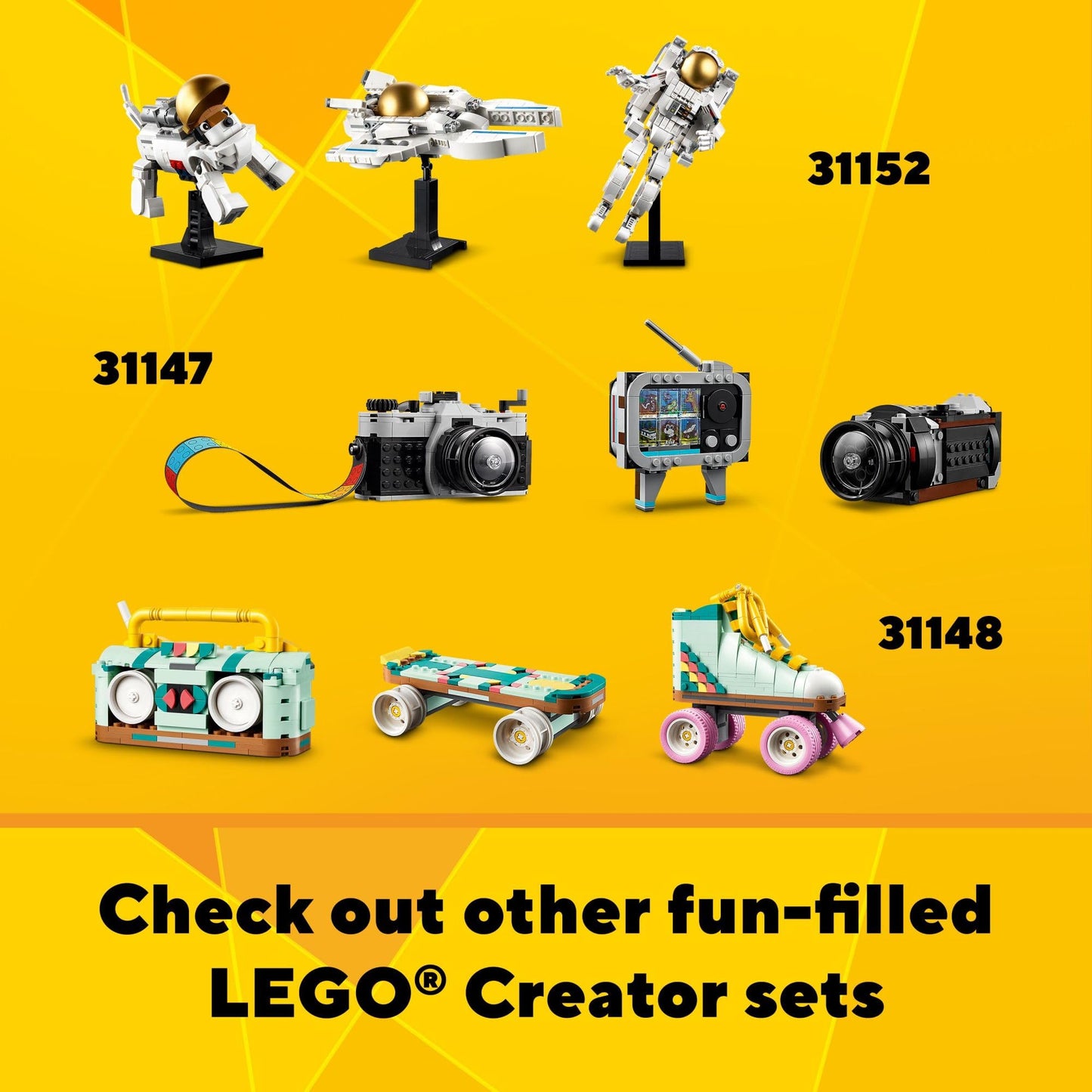 LEGO Creator 3 in 1 Flowers in Watering Can 31149, Buildable Toy Set for Kids Ages 8+, Rebuild into Rain Boots or Birds, Fun Creative Gift