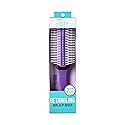 KISS Colors&Care 7 Row Non-Slip Detangling Hair Brush,Removable Cushion For Cleaning,Slip-Proof Handle For Sturdy Grip ,Detangles Without Pulling or