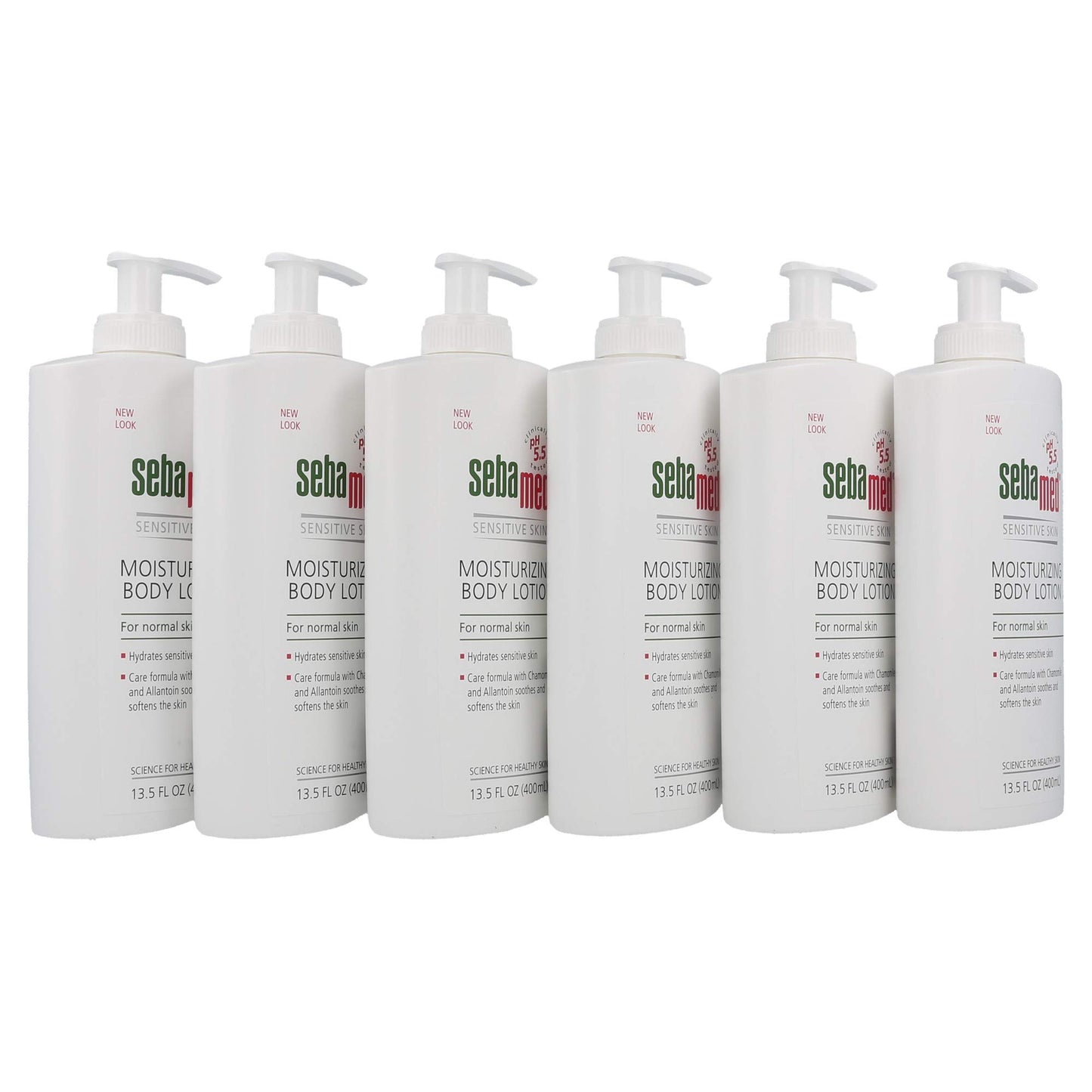 Sebamed Moisturizing Body Lotion, Sensitive Skin 13.50 oz (Pack of 6)