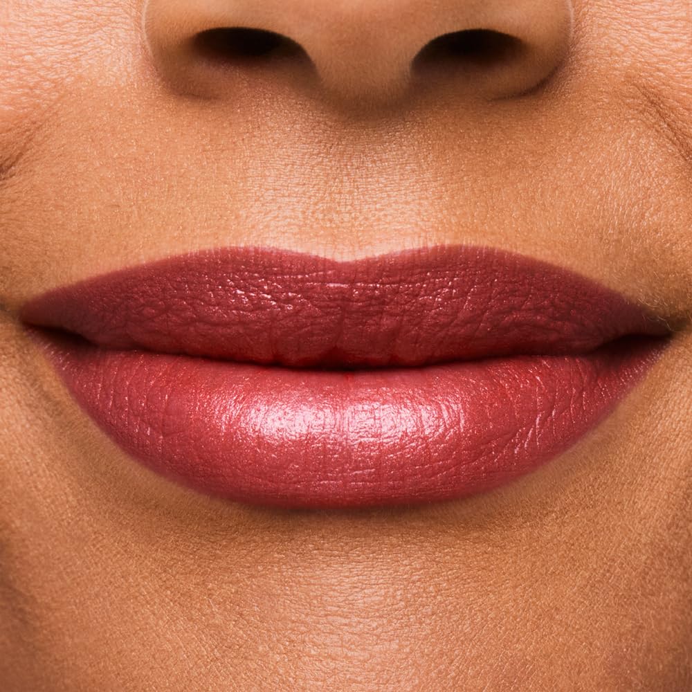 Estée Lauder Pure Color Long-Lasting Hi-Lustre Lipstick for Women | Shimmer Finish, 0.12 Ounce, 420 Rebellious Rose