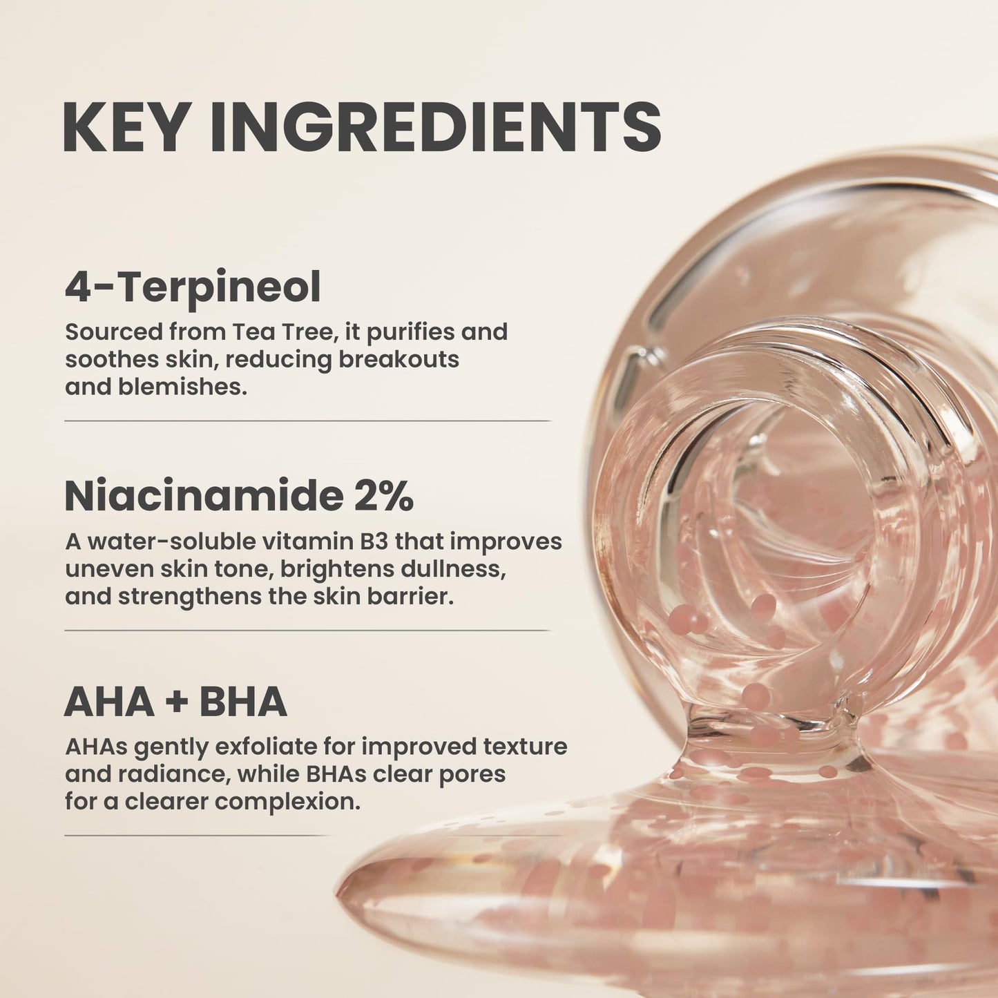 AXIS-Y Spot The Difference Blemish Spot Treatment - 4-Terpineol 2% Niacinamide AHA BHA Soothes Breakouts & Skin Barrier Repair - Vegan Korean Skin