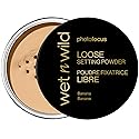wet n wild Photo Focus Loose Baking Setting Powder, Highlighter Makeup, Suitable for All Skin Tones - Banana