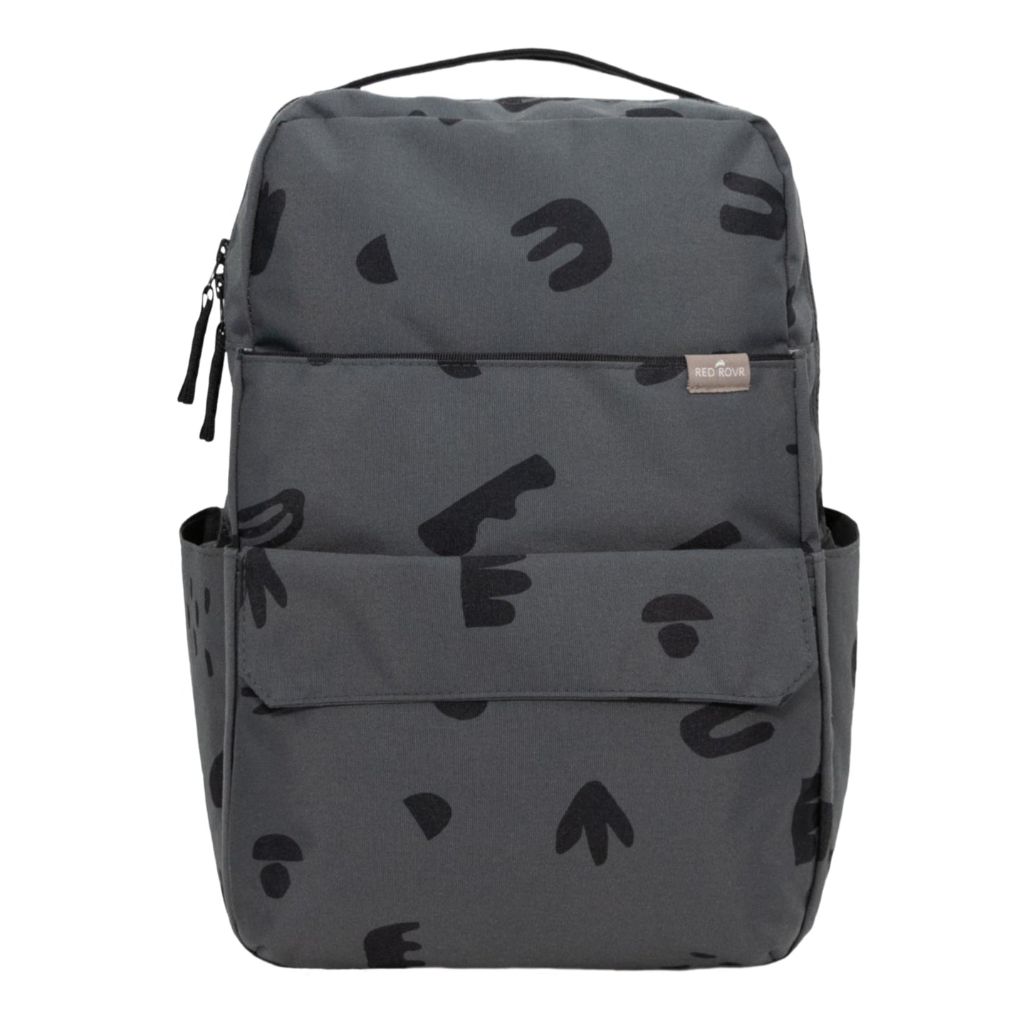 RED ROVR Roo Lightweight 1 LB Diaper Bag Backpack | 11 organizational pockets| Durable & Water-Resistant (Charcoal Doodle)