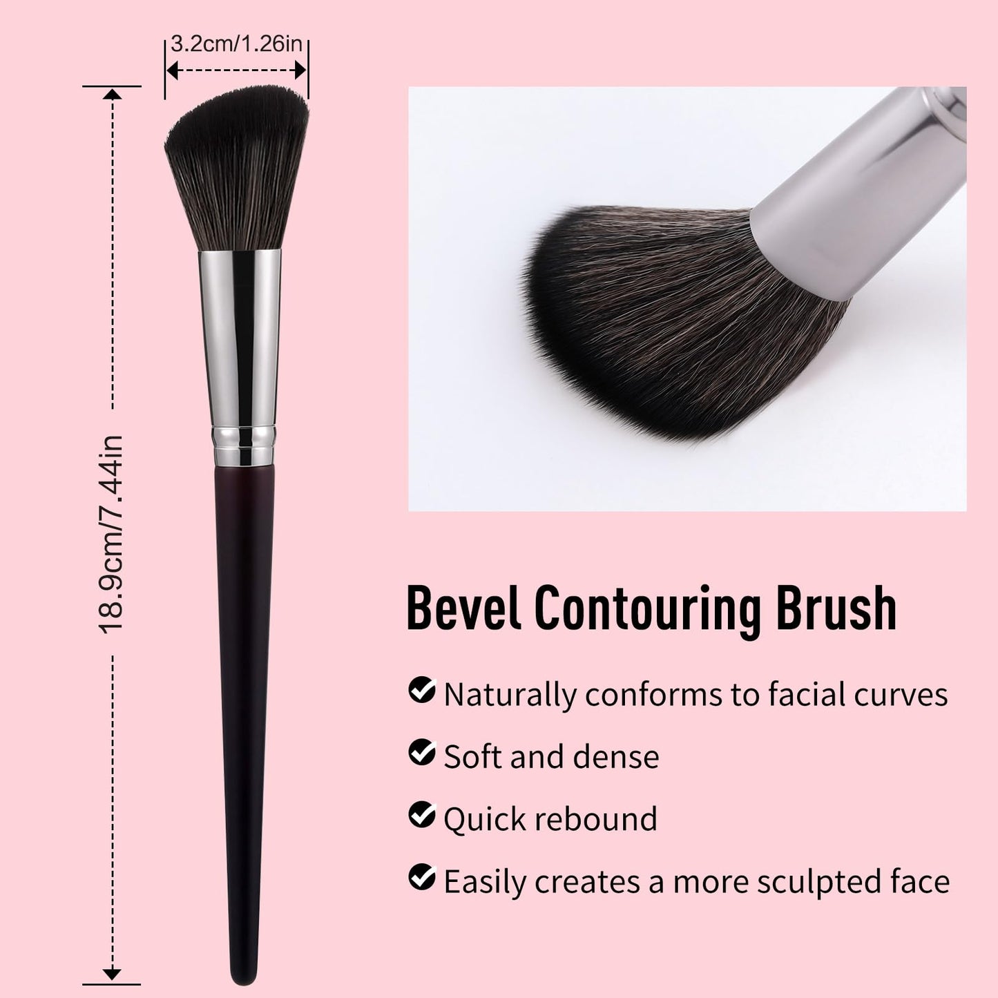 16 Color Contour Palette Makeup with 2 Brushes - Blush Highlighter Bronzer All-in-One Makeup Palette Contour Set - Face Cosmetics Gift, Holiday Beauty Beauty and Personal Care SPRINGSKY
