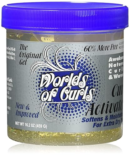 Worlds of Curls Curl Activator for Extra Dry Hair, 16 Ounce