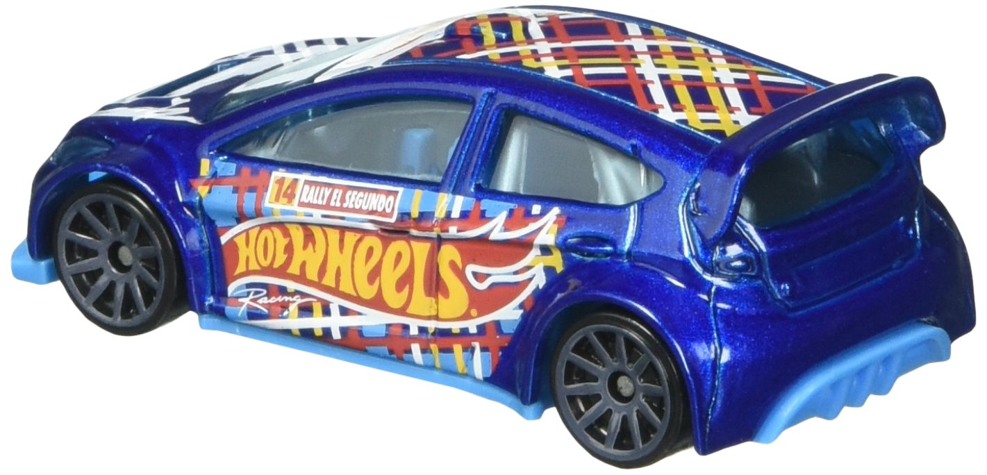 HOT WHEELS RACE TEAM 4/5, BLUE '12 FORD FIESTA 210/365 10 SPOKE