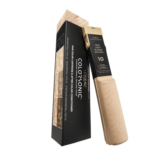 L'Oreal Paris Colorsonic Permanent Hair Dye Cartridge, Hair Color for Root Touch Up, Gray Coverage or All Over Color in just 5 Minutes, 10 Very Light