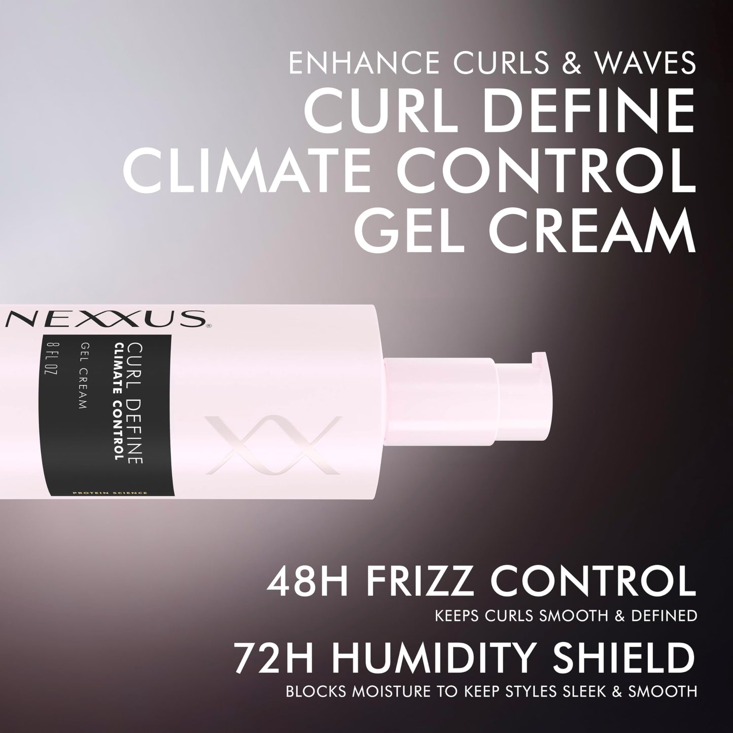 Nexxus Styling Curl Define Curl Cream Climate Control Gel Cream Hair Cream Powered by Styleprotect Technology 8 oz