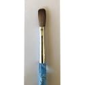 Blue Handle CRIMPED 100% Kolinsky Acrylic Nail Brush (Crimped 10) Beauty & Personal Care Blue Handle