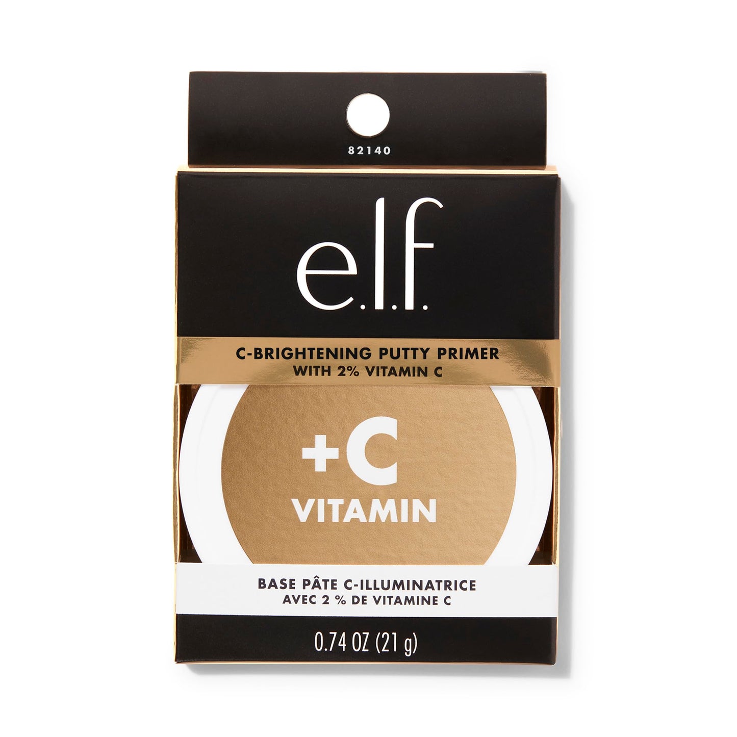 e.l.f. C-Brightening Putty Primer, Makeup Primer For Brightening & Evening Out Skin Tone, Enriched With Vitamin C, Universal Sheer (Packaging May