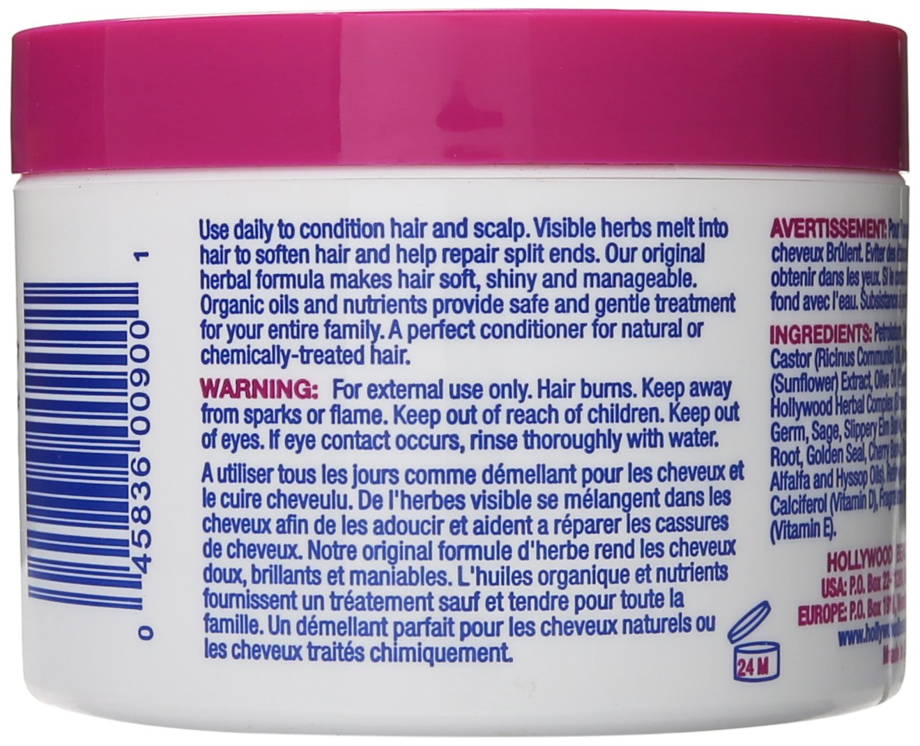 Hollywood Beauty Super Gro Herbal Formula, 7.5 Ounce