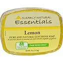 Clearly Natural Lemon Glycerine Bar Soap, 4 Ounce - 6 per case.