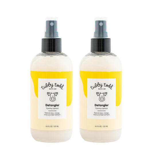 TUBBY TODD Hair Detangler Spray for Kids - Hair Detangling Spray with Baobab & Coconut Oil - Gentle & Moisturizing Kids Hair Detangler Spray - 8.5oz